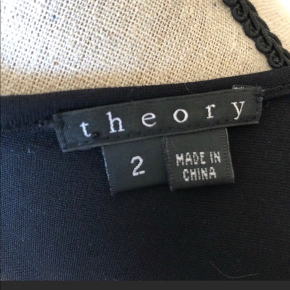 Theory Dellera Black Stretch Knit Sheath Dress - Picture 8 of 8